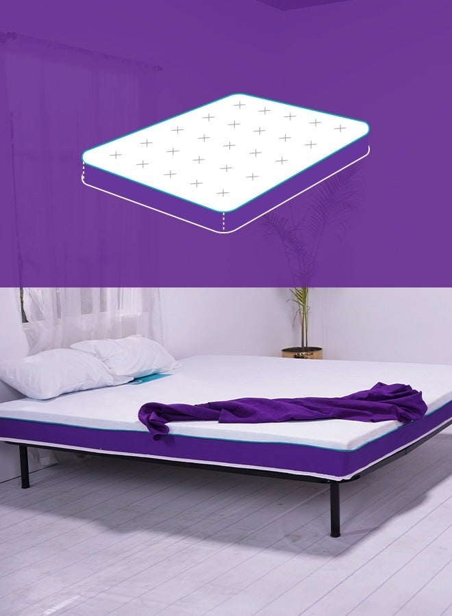 MoltyFoam Be by Molty | King | Thickness 8 Inches | Redefining Comfort | Premium Quality Foam for Luxury Sleep | Easy Assemble 200x180x20 Cm | Fully Expands in 48-72 Hours - Image 3