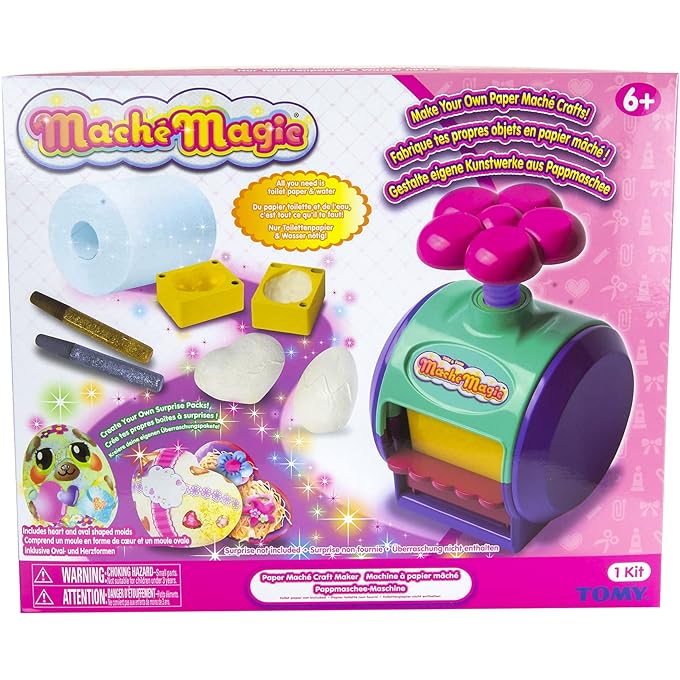 Mache Magic Twist & Press - لعبة نشاط تعليمي ، تعزز الإبداع والخيال