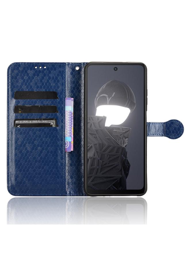 The Bros Phone Case For HMD Fusion 5G Honeycomb Dot Texture Leather Phone Phone Case - Image 4