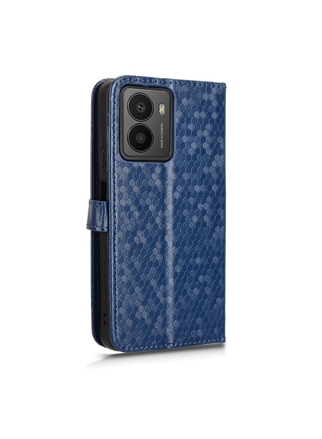 The Bros Phone Case For HMD Fusion 5G Honeycomb Dot Texture Leather Phone Phone Case - Image 3