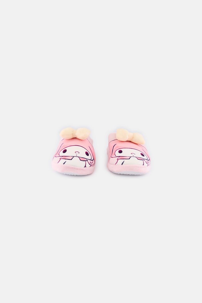 Sanrio Kids Girl My Melody Slip On Homewear Siippers, Multicolor  - Image 2