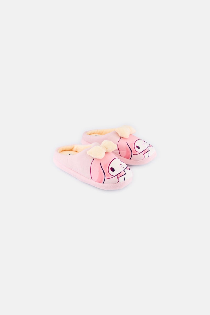 Sanrio Kids Girl My Melody Slip On Homewear Siippers, Multicolor  - Image 1