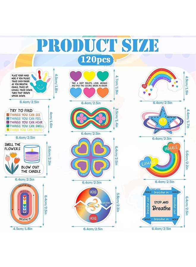 GD 12 PCS Anxiety Sensory Stickers, Relieve Fidgeting Emotions Texture Stickers, Anti Stress Tactile Roughness Sensory Strips for Adults Teens Anxiety Relief - Image 2