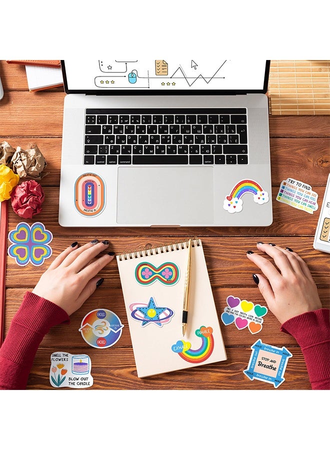 GD 12 PCS Anxiety Sensory Stickers, Relieve Fidgeting Emotions Texture Stickers, Anti Stress Tactile Roughness Sensory Strips for Adults Teens Anxiety Relief - Image 4