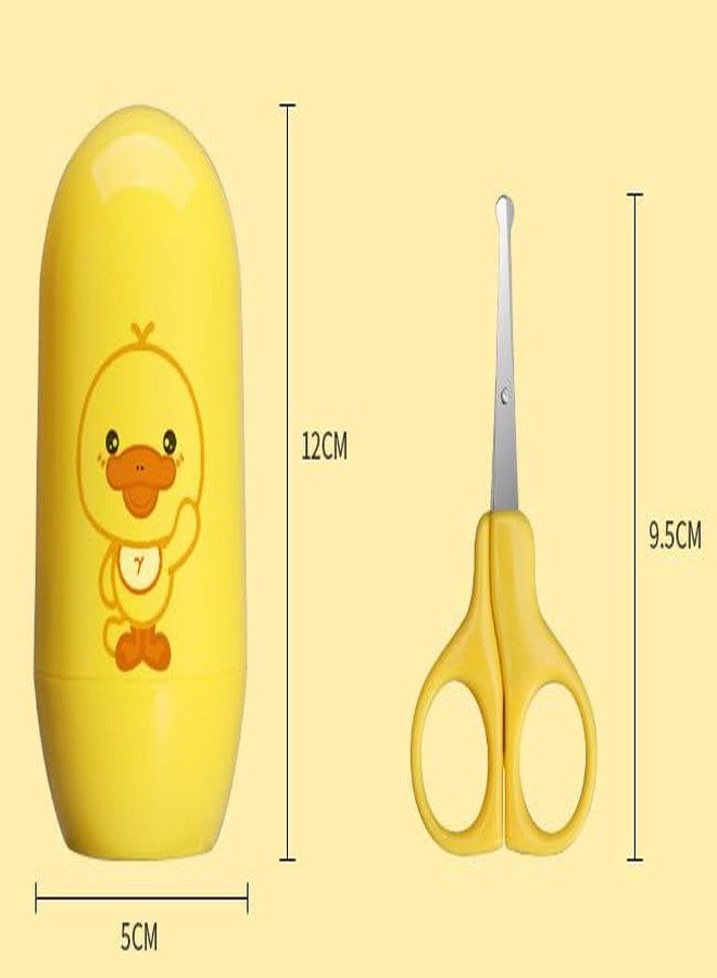 Alya The Cheeky Kidzz Baby Grooming Nail Manicure & Pedicure Cutter Safety Kit 4 in 1 Combo with Cute Printed Portable Travel Protective Case for Toddlers/Infants/New Borns(0 Months+)(Yellow Duck) - Image 3