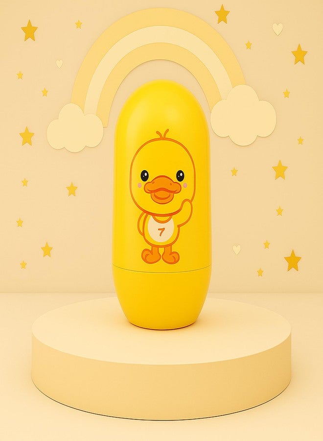 Alya The Cheeky Kidzz Baby Grooming Nail Manicure & Pedicure Cutter Safety Kit 4 in 1 Combo with Cute Printed Portable Travel Protective Case for Toddlers/Infants/New Borns(0 Months+)(Yellow Duck) - Image 1