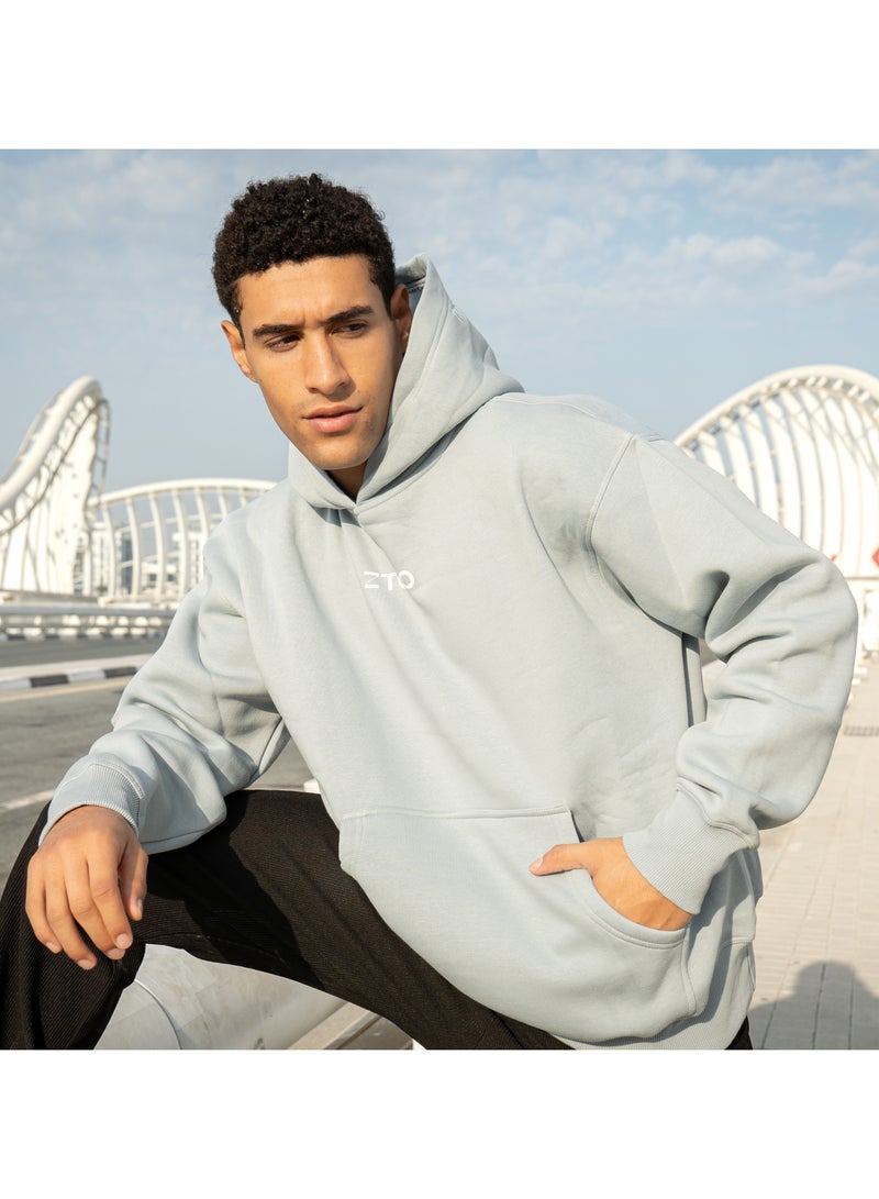 زتويق ZTOIQ Oversized Drop Fit Hoodie for Unisex – 100% Cotton Relaxed Fit Fleece Knit, Stylish & Comfortable - Image 5