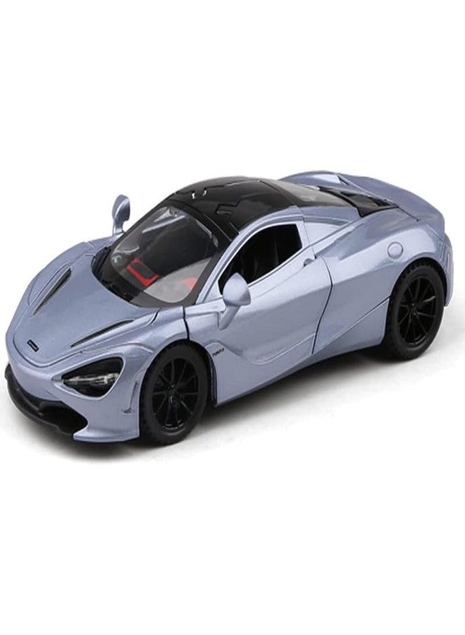 AHBHT Kids Model 1:32 Mc-Laren 720s Die Cast Metal Car Pull Back Action Opening Doors with Realistic Engine Sound Lights Toy Car Gift for Boys - Multi - Image 1