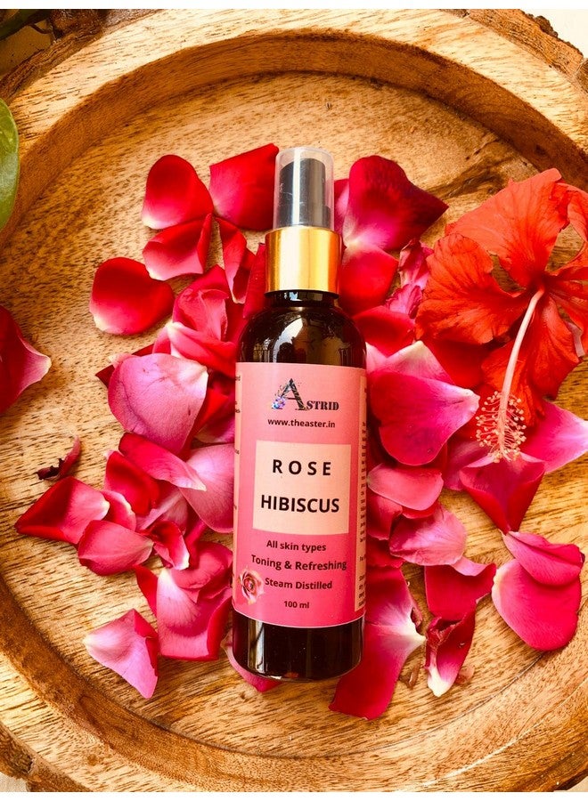 Astrid Rose and Hibiscus Mist, Pure floral water, Toner & refreshing mist, No Parabens and sulphate - Image 4