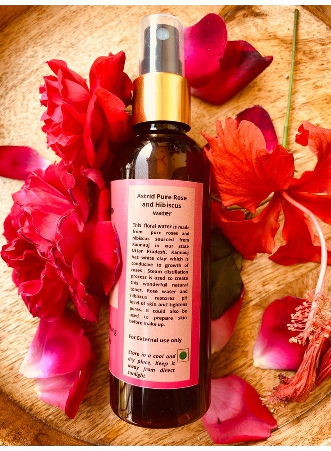 Astrid Rose and Hibiscus Mist, Pure floral water, Toner & refreshing mist, No Parabens and sulphate - Image 5