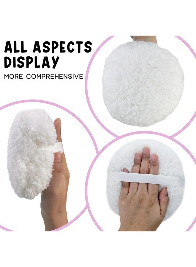 Topwon Oversize Powder Puff 6’’ Body Powder Applicator - Extra Large Powder Puffs For Men Women 1Pc - Image 4