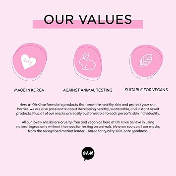 Oh K Under Eye Masks Fine Line Smoothing Reduces Wrinkles 7 Pairs With Added Bakuchiol Vegan and Cruelty Free 26g - Image 5