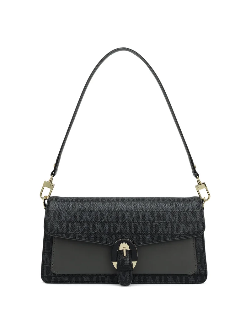 Genuine Leather Black Sling Bag