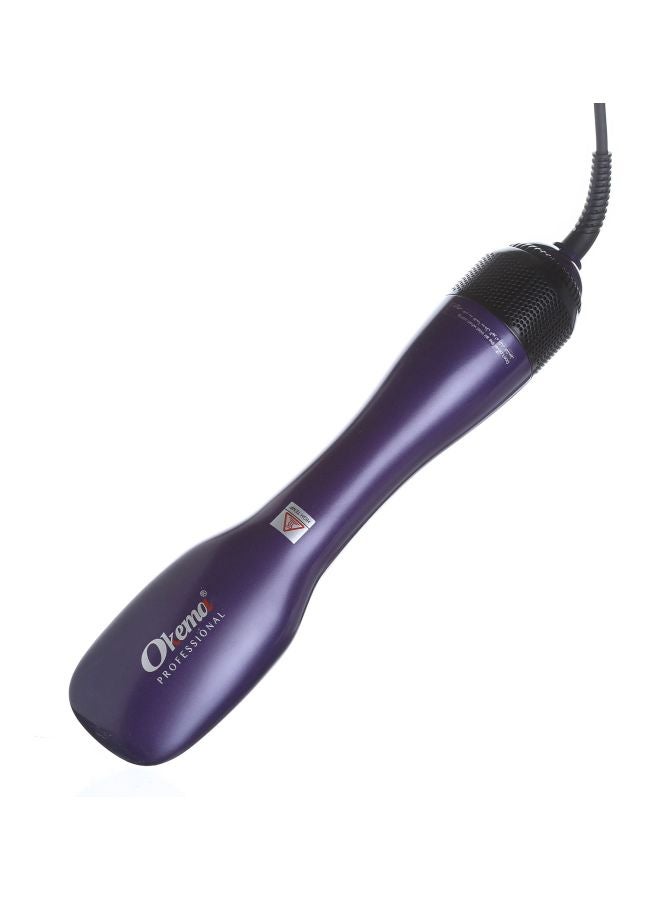 Okema 2-In-1 Hair Styling Brush Purple/Black 20cm - Image 2