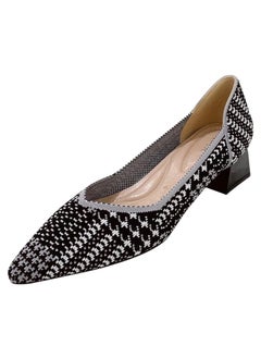 Shougu Single Shoe Women's Thick Heel Versatile Shoes 