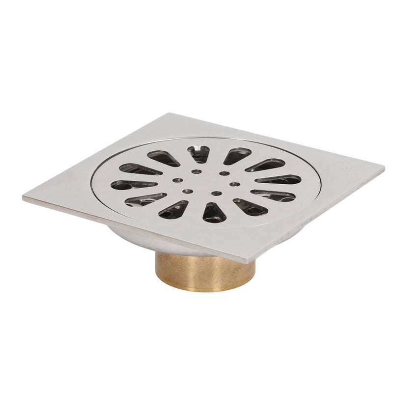 Deodorant Floor Drain Electroplating Copper Stainless Steel Insect Prevention Fast Drainage for Bathroom Washing Machine - Image 1