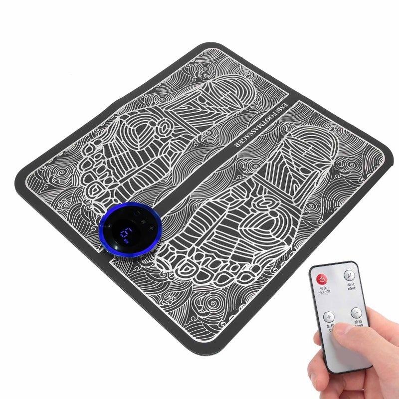 EMS Foot Massager Electric Massage Pad Muscle Stimulator Remote Control Shaping Leg Cushion - Image 5
