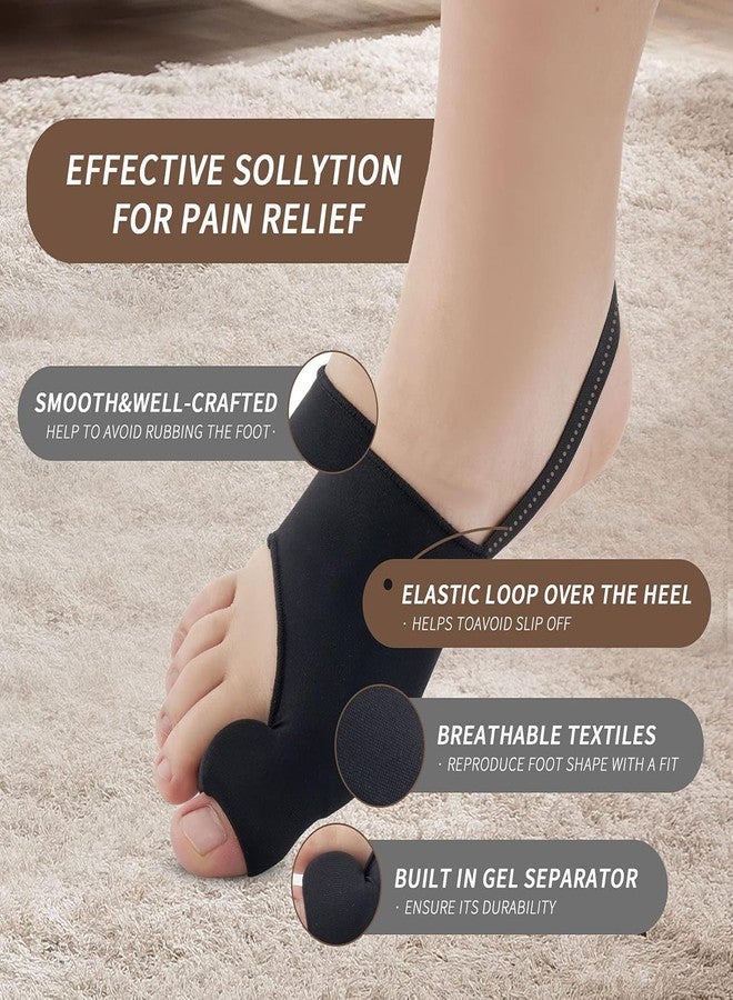 sundpik 2PCS Bunion Corrector for Women & Men Big Toe Straightener-Bunions Correction Women & Men-Bunion Splint-Bunion Pads for Bunion Relief-Hallux Valgus Pain Relief ,Comfortable & Breathable for Day/Night - Image 2