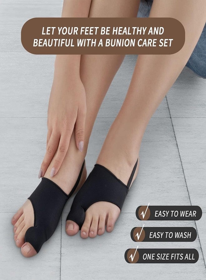 sundpik 2PCS Bunion Corrector for Women & Men Big Toe Straightener-Bunions Correction Women & Men-Bunion Splint-Bunion Pads for Bunion Relief-Hallux Valgus Pain Relief ,Comfortable & Breathable for Day/Night - Image 4
