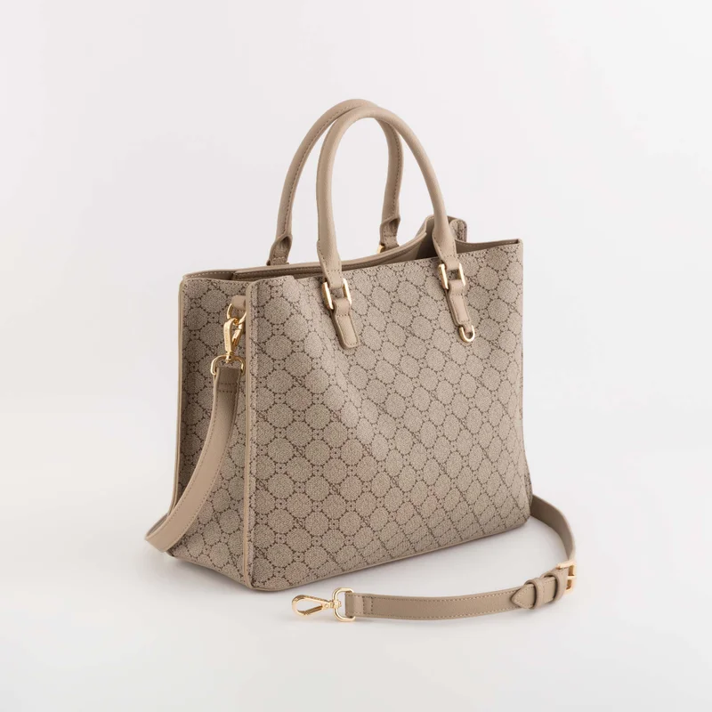 كاربيزا Women's Handbag Diana Taupe/Light Taupe