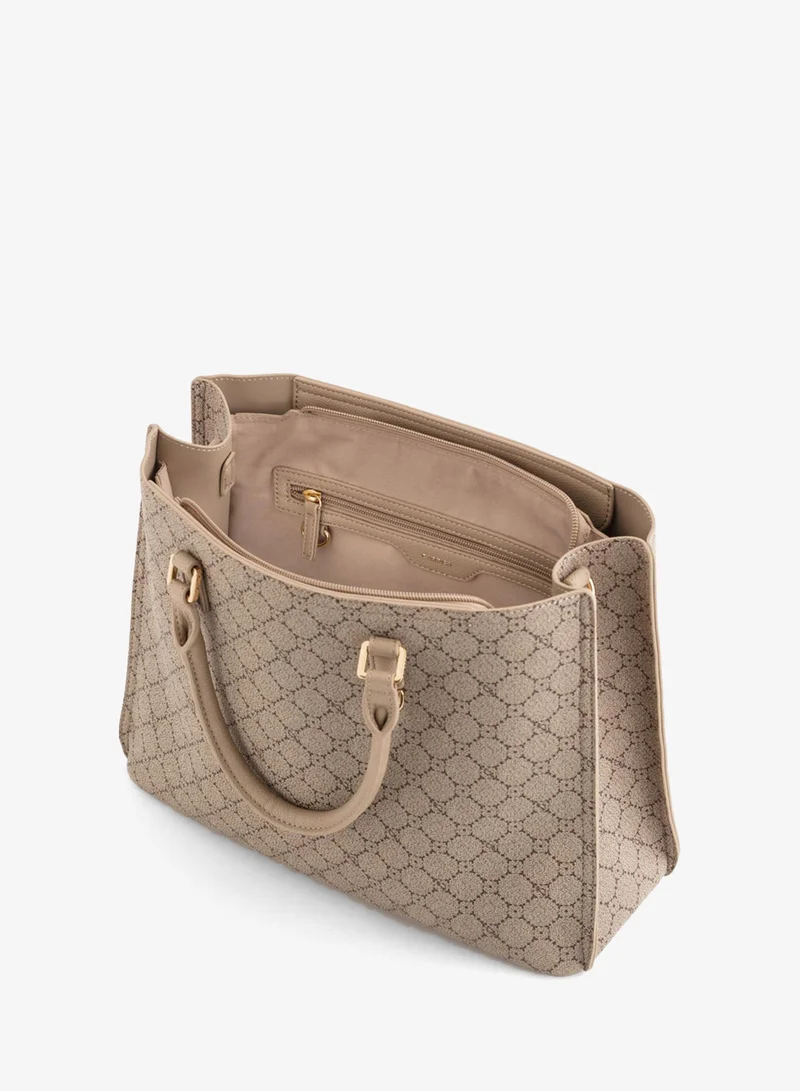 CARPISA Women's Handbag Diana Taupe/Light Taupe