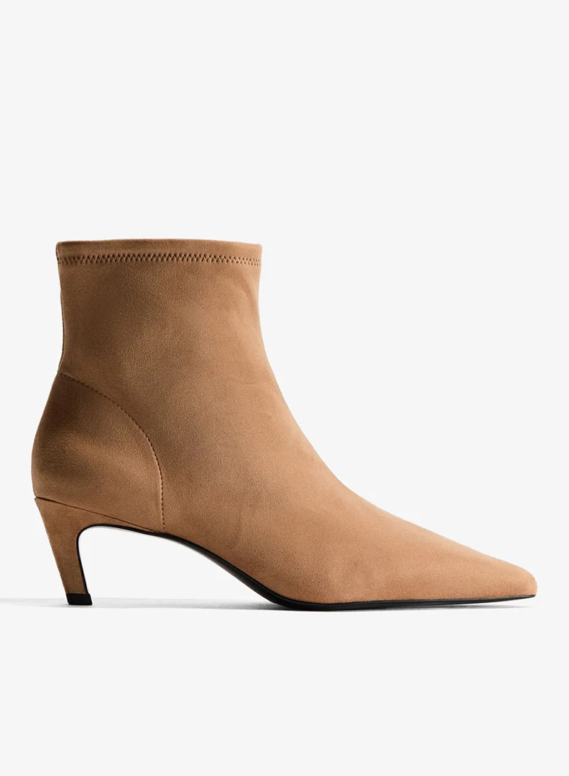 H&M Heeled sock boots