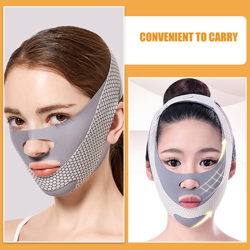 2pcs V-Shaped Sculpting Lift Shaping Jaw Contours Line Artifact Double Chin Device for Men Women - Image 4