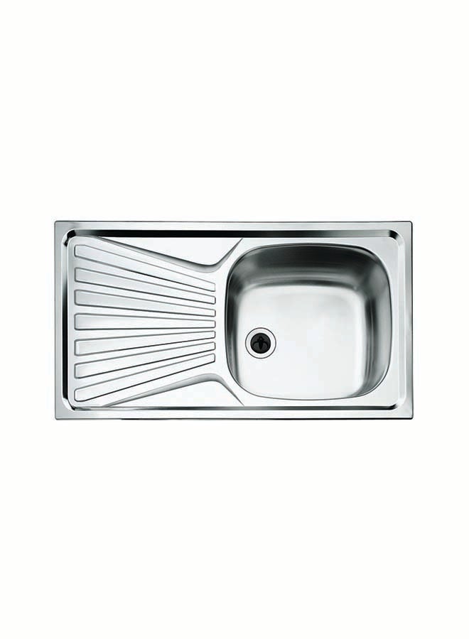 TEKA Deva 45 I-Cn 1B 1D Recessed 1 Bowl Kitchen Sink Silver 435x435x146mmmm - Image 1