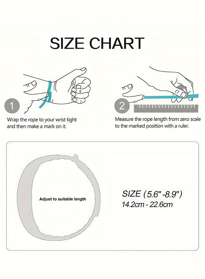 بشكل مختصر [3 قطع] سوار أوشين لساعة أبل 49مم/45مم/44مم/42مم، متوافق مع آي ووتش سلسلة 8/7/الترا/SE/6/5/4/3/2/1، حزام رياضي من السيليكون قابل للتعديل ومقاوم للماء وذو تهوية - Image 4