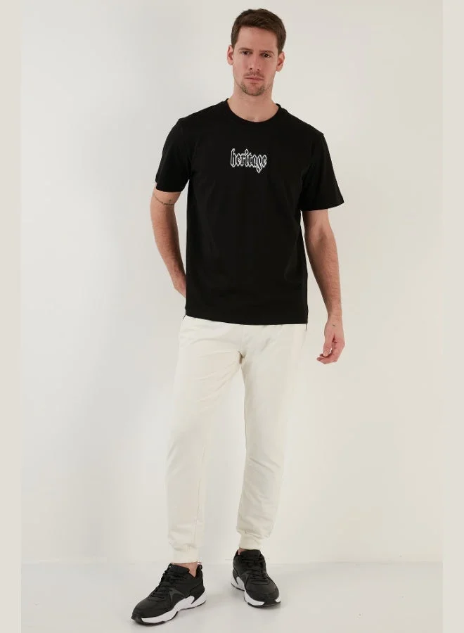 Buratti  Buratti 100% Cotton Relaxed Fit Crew Neck T Shirt Men's T SHIRT 5902637 for Men | Best Price UAE