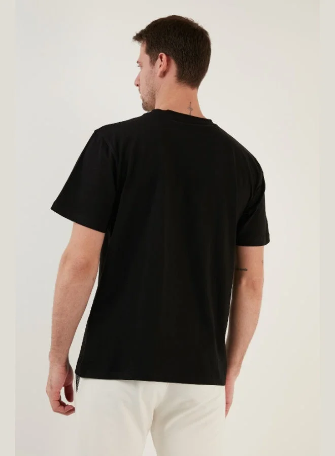 Buratti  Buratti 100% Cotton Relaxed Fit Crew Neck T Shirt Men's T SHIRT 5902637 for Men | Best Price UAE