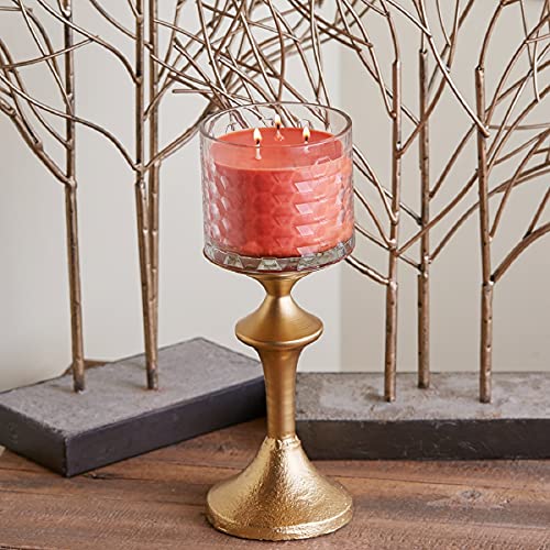Root Candles Fall Scented Candles Honeycomb Glass Premium 3-Wick Handcrafted Beeswax Blend Candle, 12-Ounce, Pumpkin Spice - Image 4