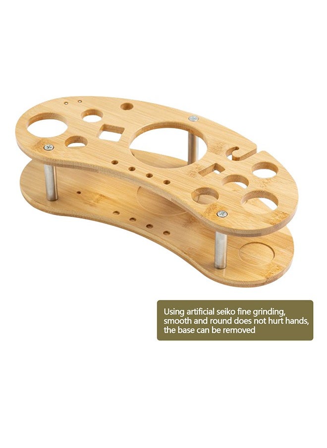 Yolu 19 Piece Stainless Steel Cocktail Shaker Set with Stylish Bamboo Stand  - Image 3