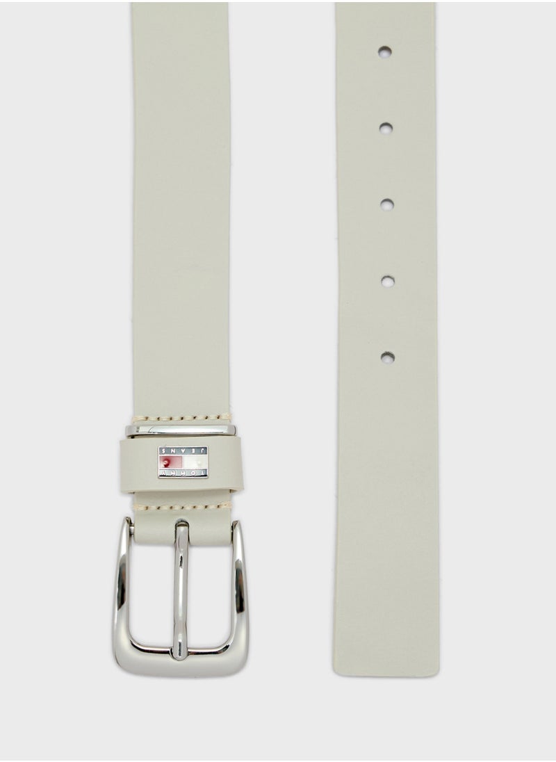 TOMMY JEANS Logo Detail Allocated Buckle Hole Belt  - Image 2