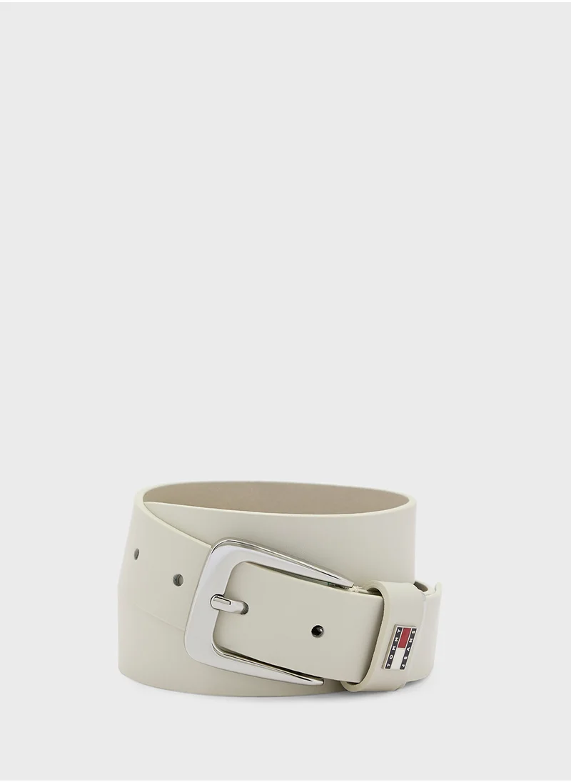 تومي جينز Logo Detail Allocated Buckle Hole Belt