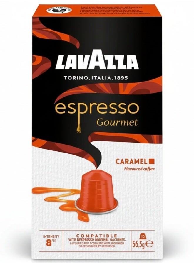 Lavazza Espresso Gourmet Caramel Capsules 56.5gm - Image 1