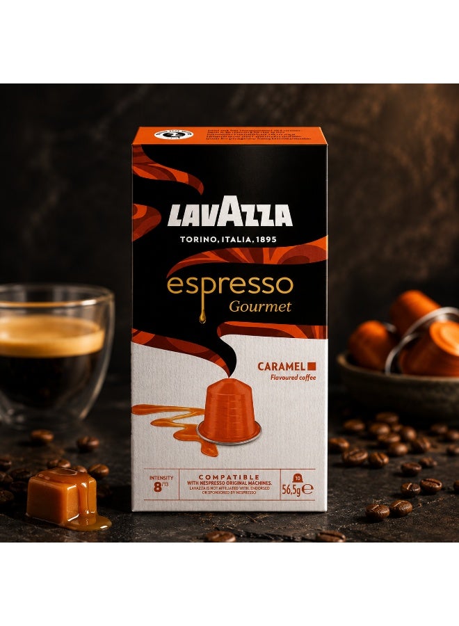 Lavazza Espresso Gourmet Caramel Capsules 56.5gm - Image 2