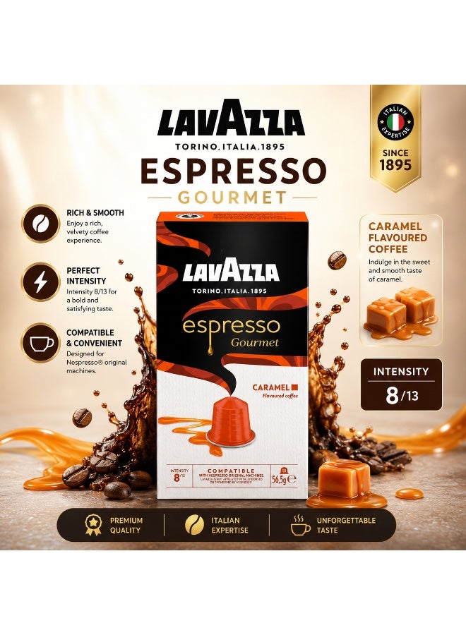 Lavazza Espresso Gourmet Caramel Capsules 56.5gm - Image 3