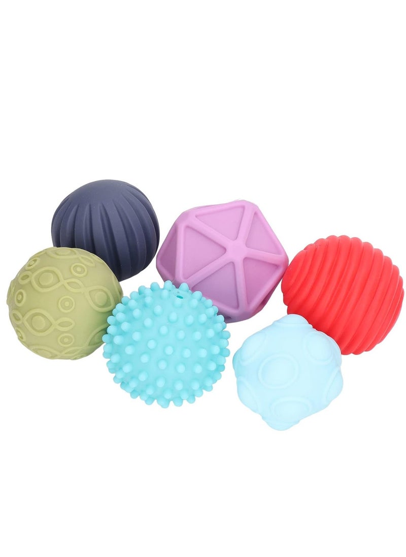 BAYBEE Baybee 4 Pcs Sensory Baby Ball Set for New Born Babies, Soft Textured Different Shape & Colors Massage Squeeze Toy Balls Montessori Toys for Kids Toddlers  3 to 12 Months Old Boy Girl Infants 