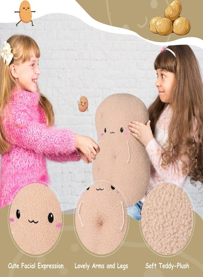 Marble Empire Potato Pillow Plush Toy Kawaii Stuffed Food Plushie Soft Decorative Throw Pillows 15.7" - Image 2