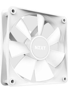 NZXT F140 RGB Core 140mm Hub-Mounted RGB Fan, Sublime RGB Lighting, Up to 1500 RPM Speed, 90.79 CFM, Fluid Dynamic Bearing, 8 LEDs, Superior Heat Dissipation, Single Pack, White | RF-C14SF-W1  - Image 4