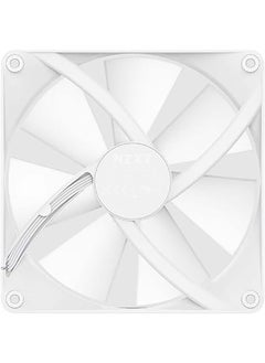 NZXT F140 RGB Core 140mm Hub-Mounted RGB Fan, Sublime RGB Lighting, Up to 1500 RPM Speed, 90.79 CFM, Fluid Dynamic Bearing, 8 LEDs, Superior Heat Dissipation, Single Pack, White | RF-C14SF-W1  - Image 5