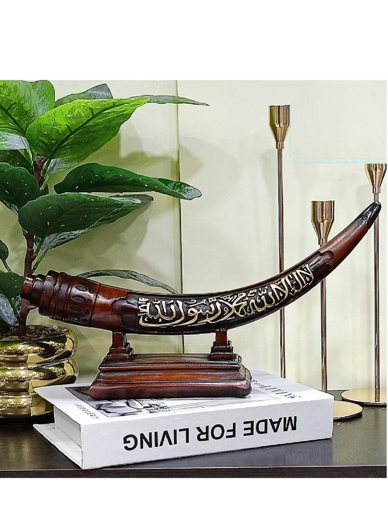 Generic Home Decor Arabic Figure Resin Statue Islamic Arabic Calligraphy(W x L 40 x 25 cm)  - Image 2