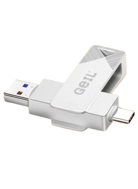 GEIL 256GB Dual USB Flash Drive – Type-C & USB 3.0 High-Speed Memory Stick for Smartphones, Tablets, and Computers