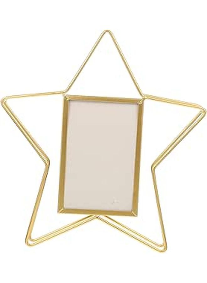 Rotatable Star Shaped Photo Frame Modern Desktop Picture Frame For Home Decor - Image 1