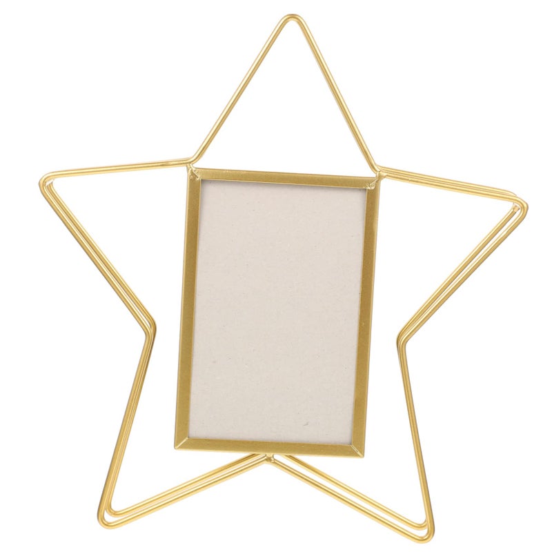 Rotatable Star Shaped Photo Frame Modern Desktop Picture Frame For Home Decor - Image 2