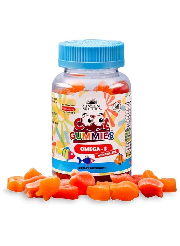 Sunshine Nutrition Cool Gummies Omega-3 with DHA & EPA - 60