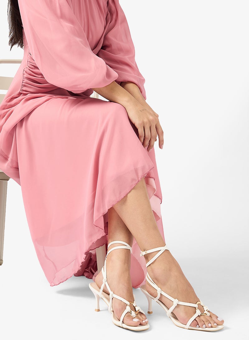 ELLA Mid Heel Fashion Sandal - Image 1