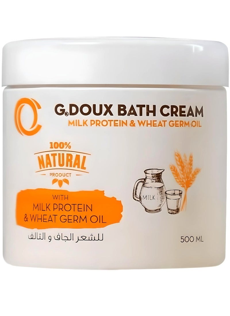 G.DOUX Bath Cream With Milk Protein & Wheat Germ Oil 500ml 