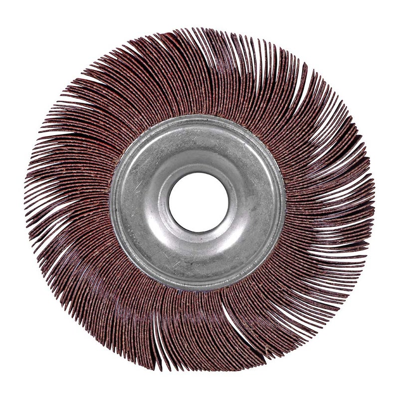 BHA Unmounted Flap Wheel for Bench Grinder, 6" x 1" x 1" (60 Grit) - Image 2
